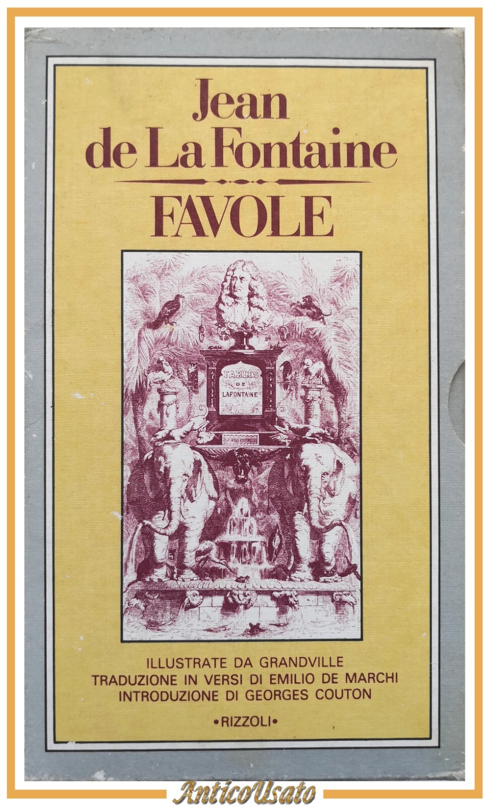 FAVOLE di Jean de La Fontaine 2 volumi 1980 Rizzoli …