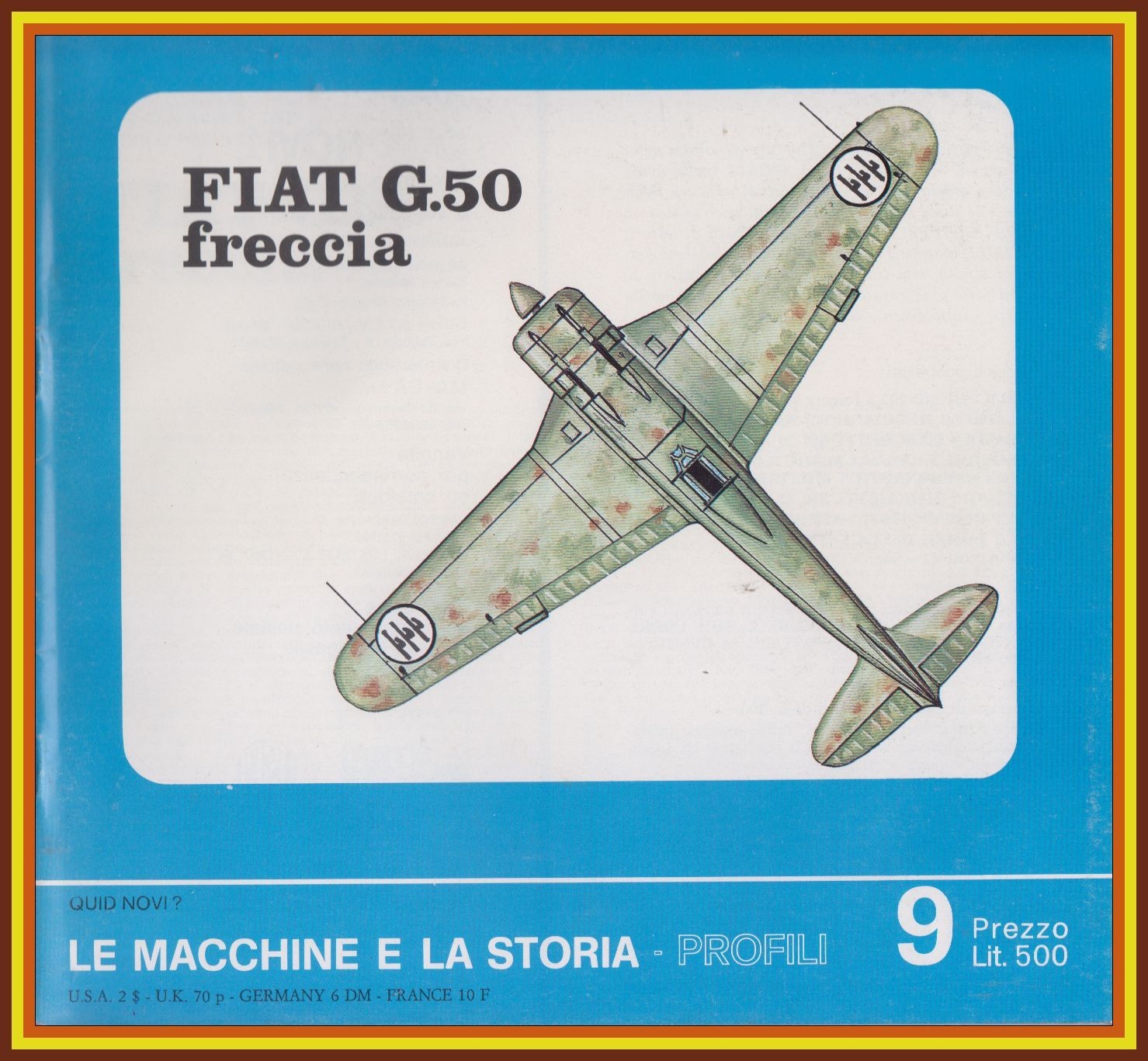 FIAT G50 FRECCIA di Pietro Tonizzo Aeroplano Libro le macchine …