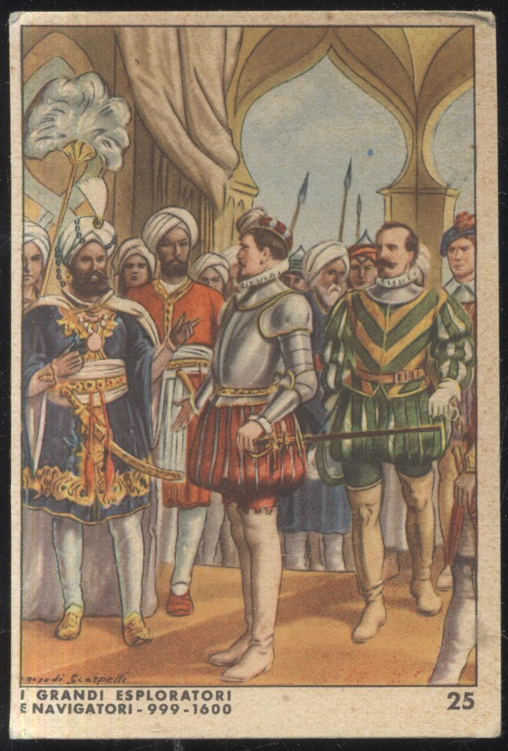 Figurina Cartonata Caramelle Alba I Grandi Esploratori E Navigatori Numero …
