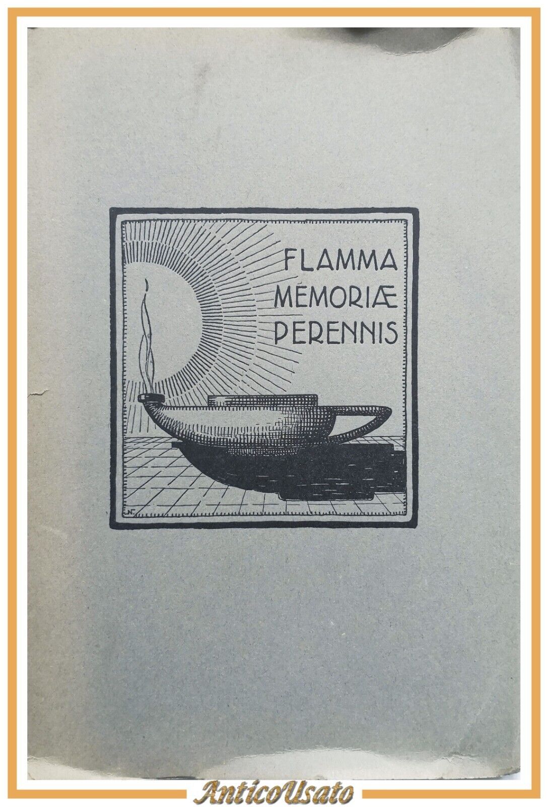FLAMMA MEMORIAE PERENNIS memoria di Anna Losurdo Bavaro 1935 SET …