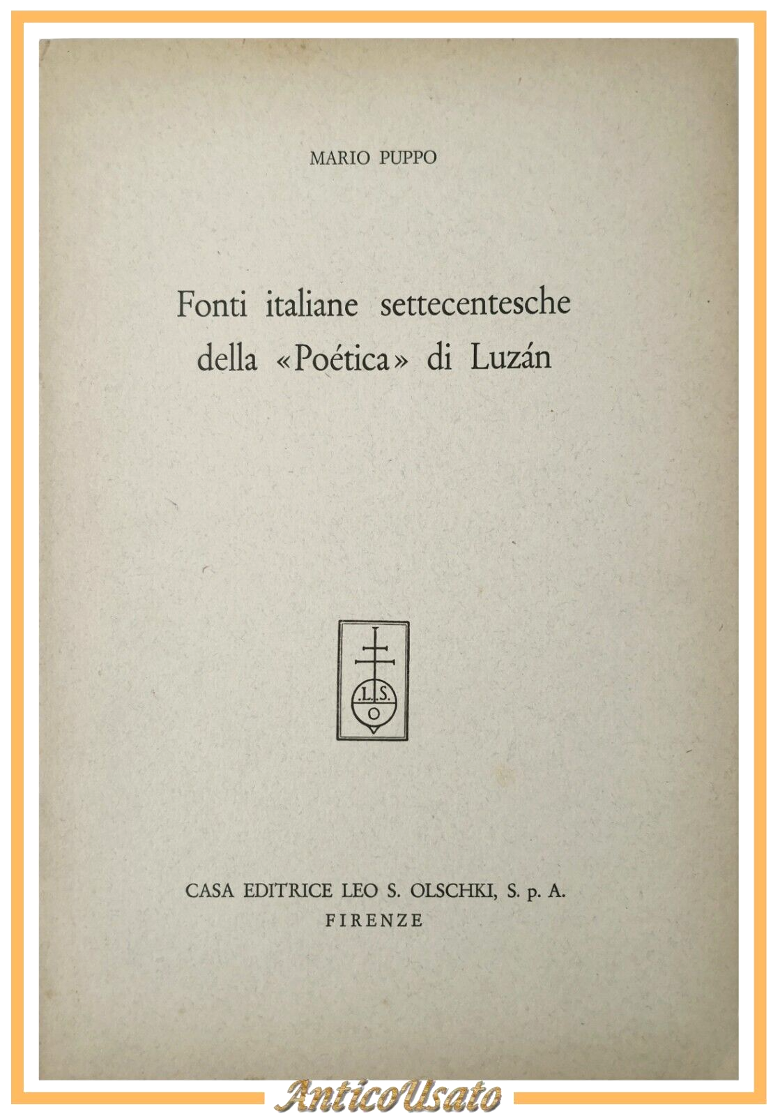 FONTI ITALIANE SETTECENTESCHE DELLA POETICA DI LUZAN Mario Puppo 1962 …