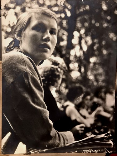 FOTOGRAFIA RAGAZZA UNIONE SOVIETICA 1957 Amedeo Montemaggi Originale Vintage