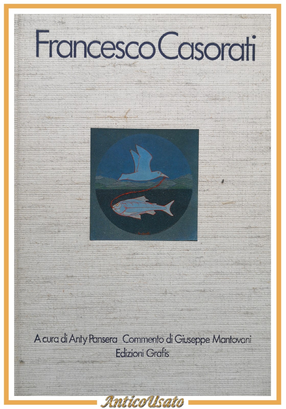 FRANCESCO CASORATI 1979 Edizioni Grafis Libro Monografia dedica autografa pittor