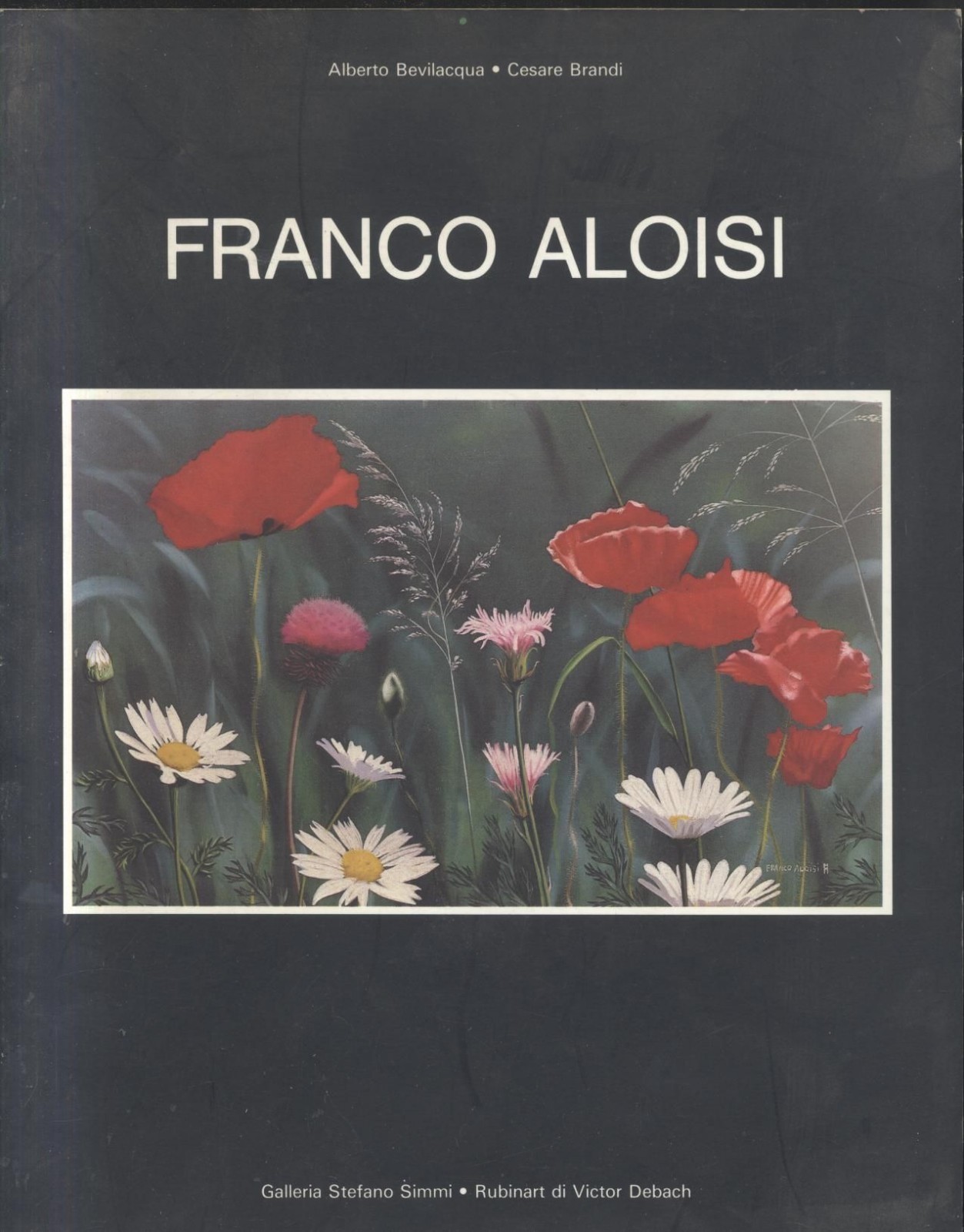 FRANCO ALOISI di Alberto Bevilacqua e Cesare Brandi libro catalogo …