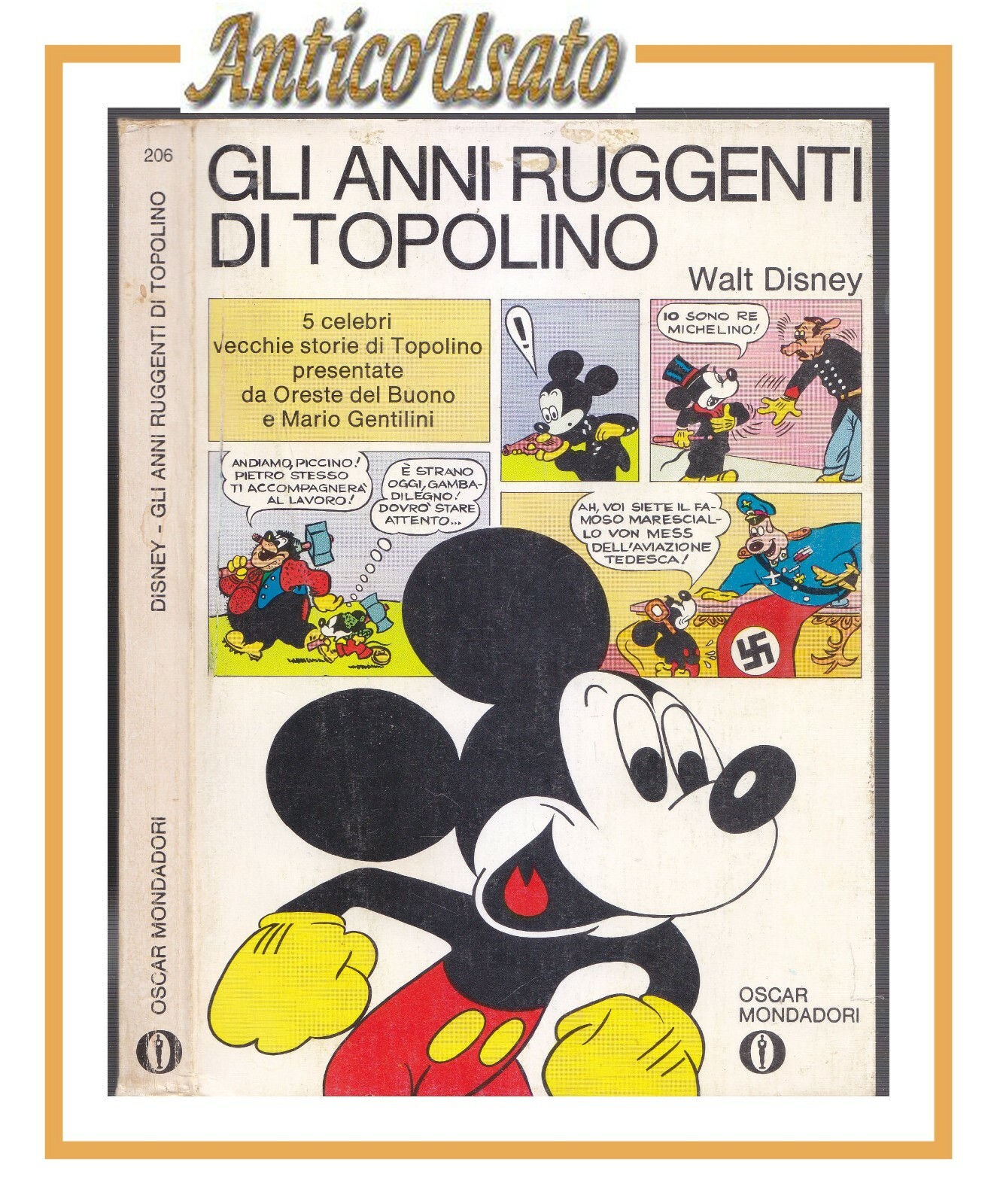 GLI ANNI RUGGENTI DI TOPOLINO Walt Disney Del Buono 1973 …