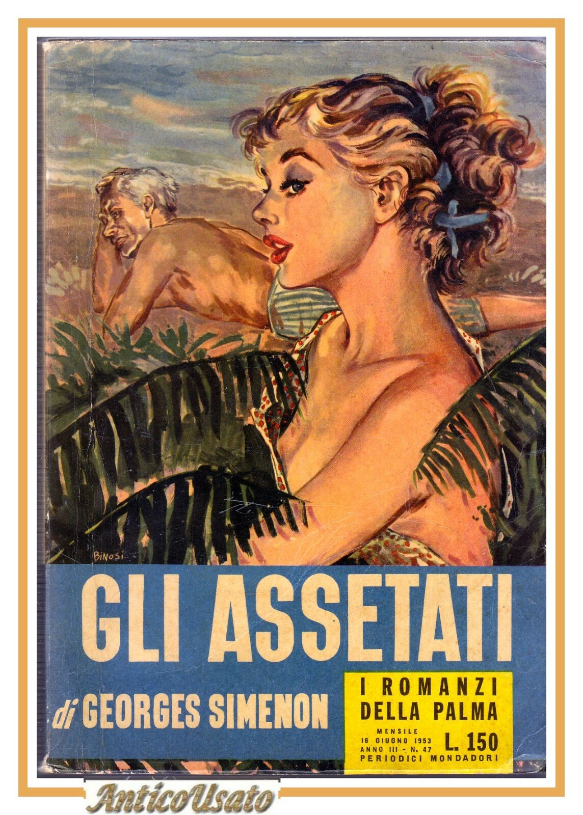 GLI ASSETATI di Georges Simenon 1953 Mondadori i romanzi della …