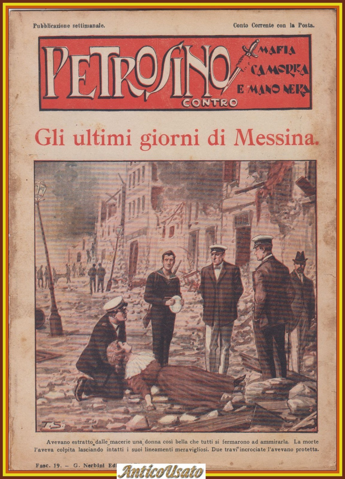 GLI ULTIMI GIORNI DI MESSINA Petrosino contro mafia camorra mano …