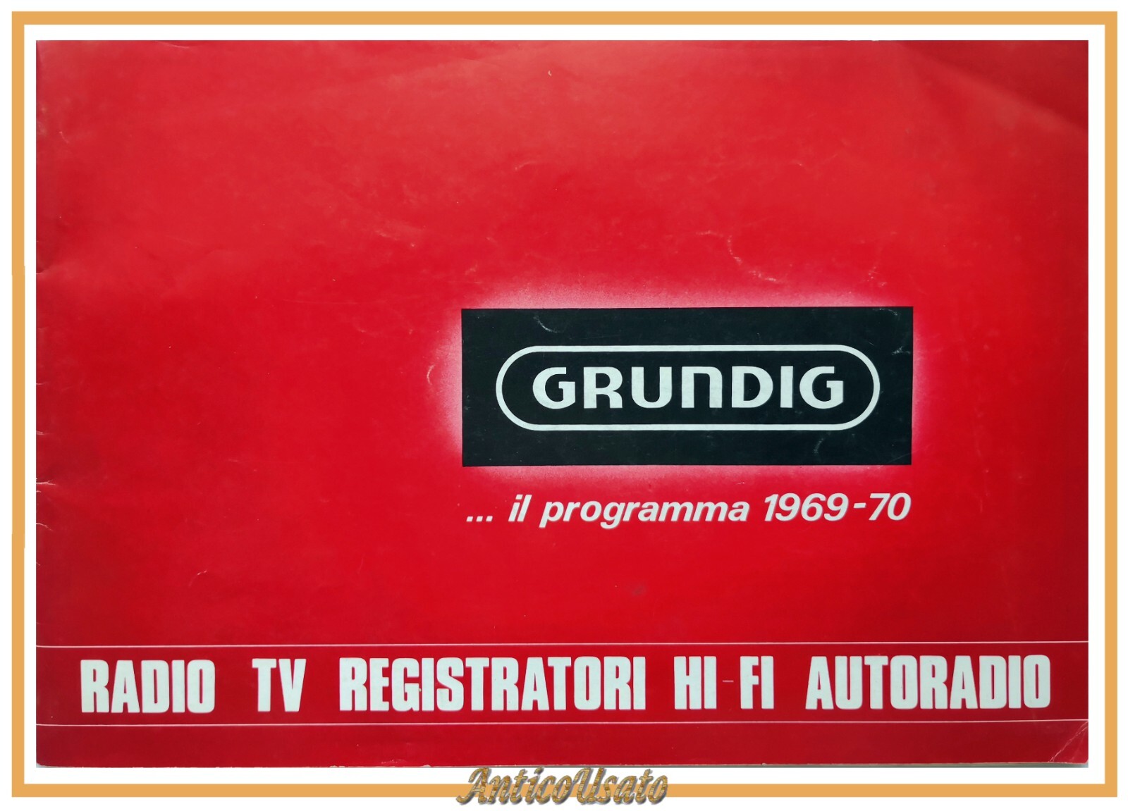 GRUNDIG IL PROGRAMMA 1969 1970 Numero 2 Eurographik catalogo brochure …