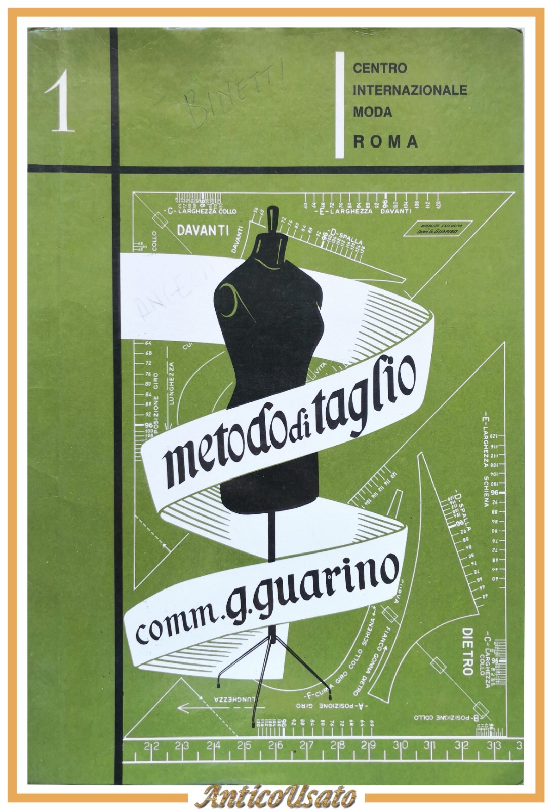 GUIDA PERFETTA PER L'ARTE DEL TAGLIO MODERNO Guarino 1987 CIAMS …