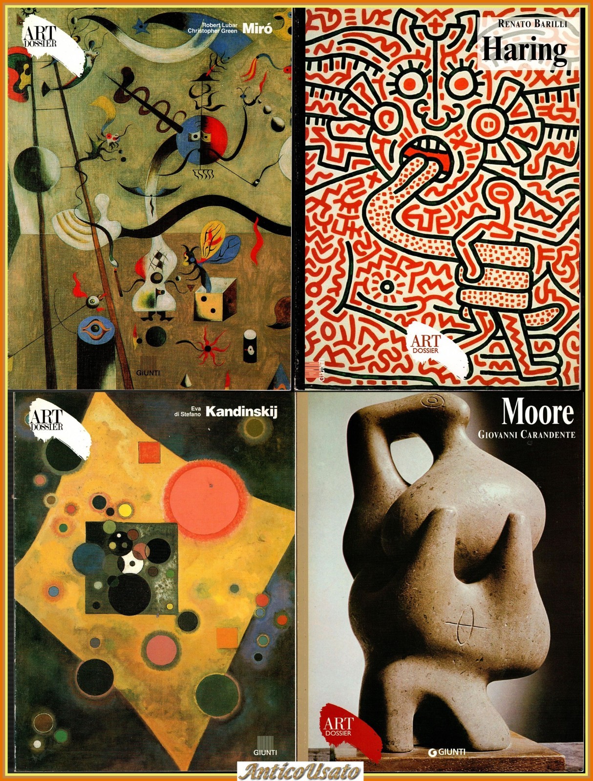 HARING MOORE MIRÒ KANDINSKIJ 4 Monografie artedossier art dossier RIVISTA