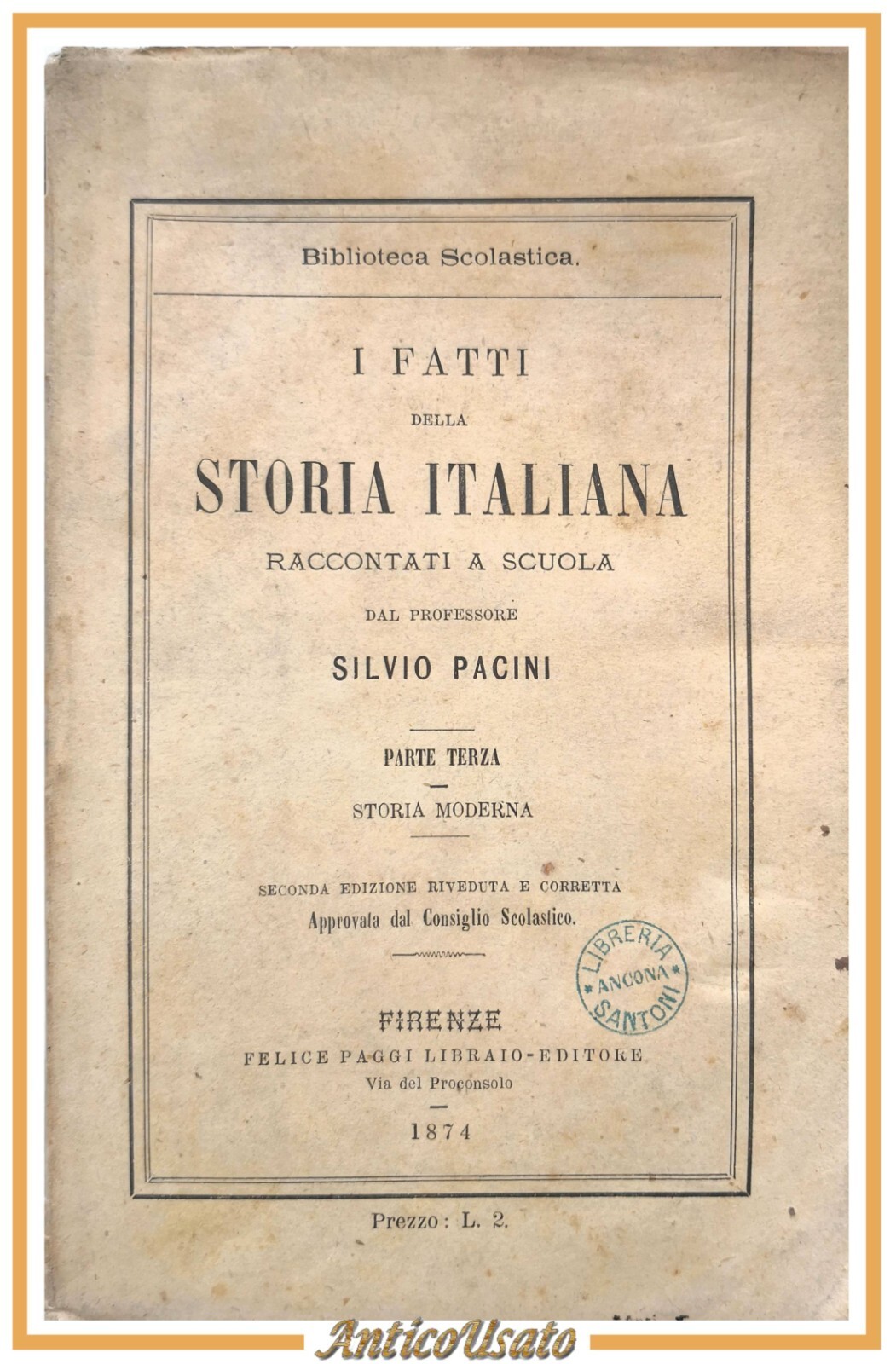 I FATTI DELLA STORIA ITALIANA raccontati a scuola di Pacini …