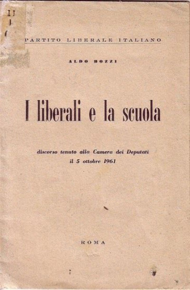 I Liberali E La Scuola Discorso tenuto alla Camera dei …
