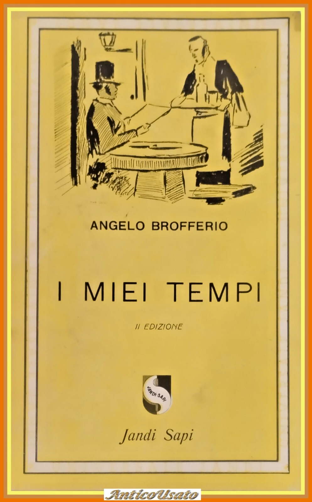 I MIEI TEMPI di Angelo Brofferio 1944 Jandi Sapi Libro …