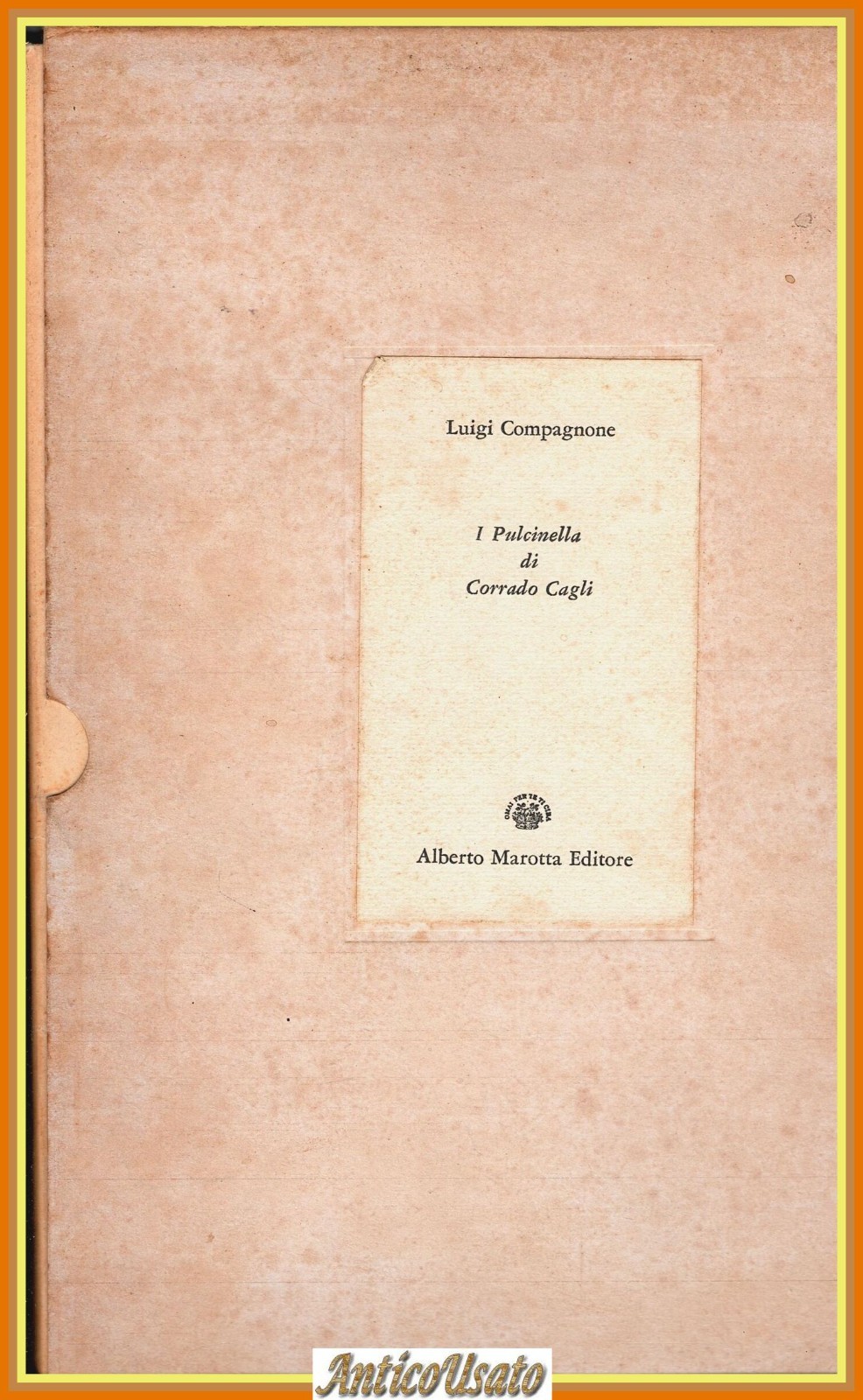 I PULCINELLA DI CORRADO CAGLI di Luigi Compagnone 1974 Marotta …