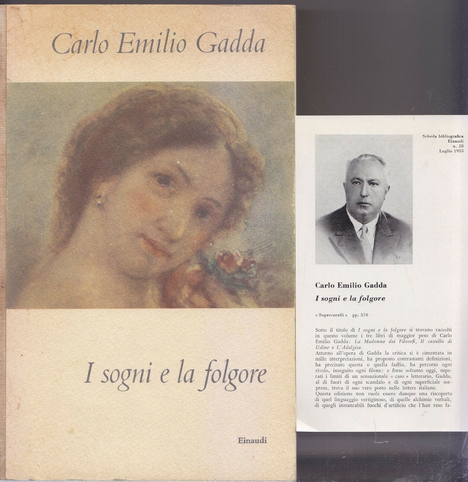 I SOGNI E LA FOLGORE di Carlo Emilio Gadda 1955 …