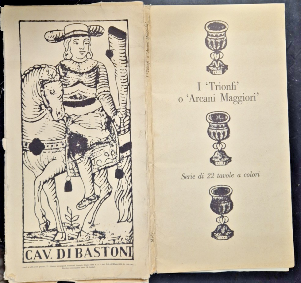 I TRIONFI O ARCANI MAGGIORI SERIE DI 22 TAVOLE A …