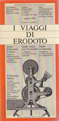 I VIAGGI DI ERODOTO rivista anno 3 numero 7 1989 …