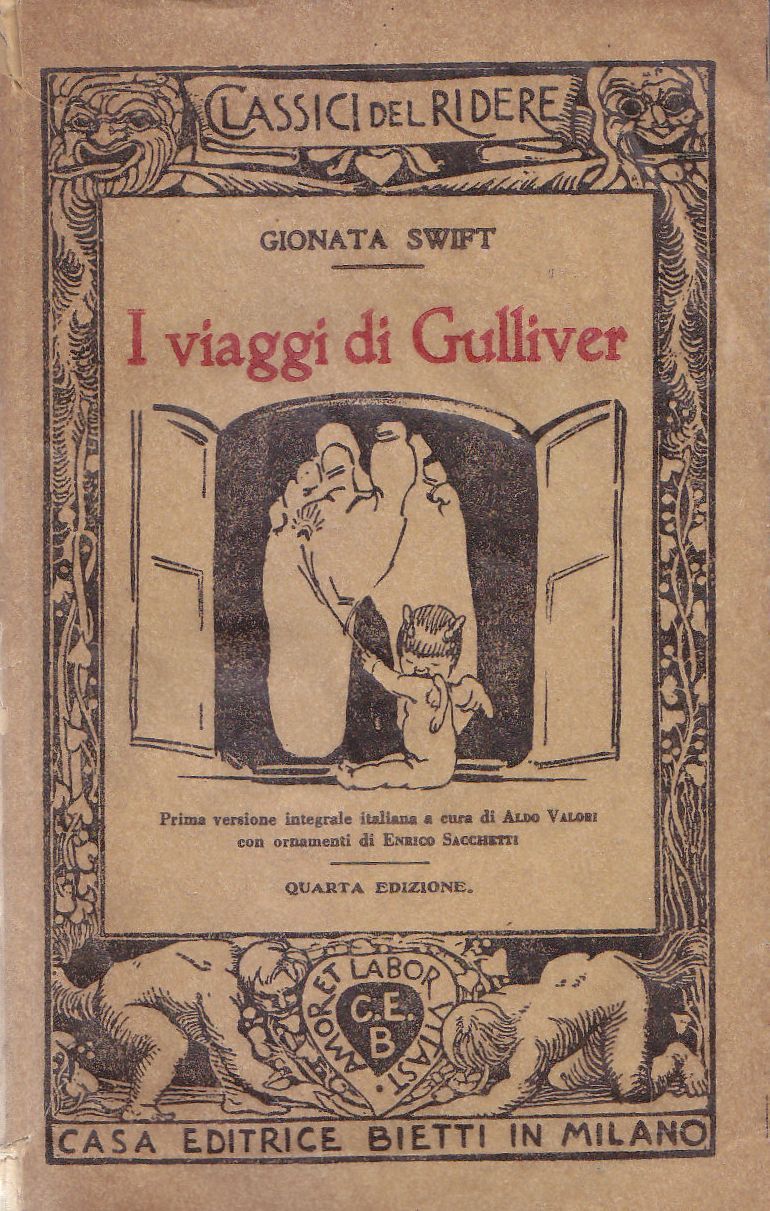 I VIAGGI DI GULLIVER di Gionata Swift 1939 Bietti libro …