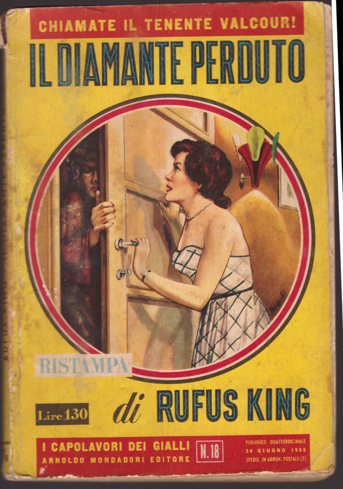 IL DIAMANTE PERDUTO di Rufus King 1955 Mondadori gialli Libro …