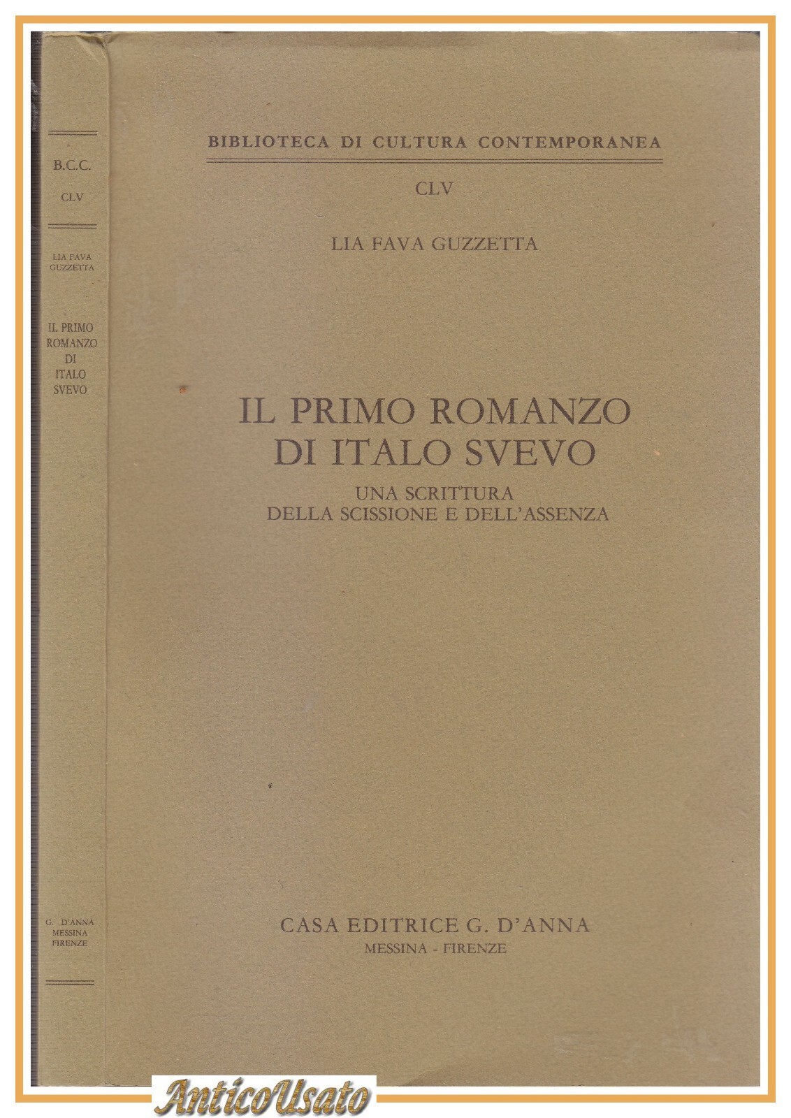 IL PRIMO ROMANZO DI ITALO SVEVO di Lia Fava Guzzetta …