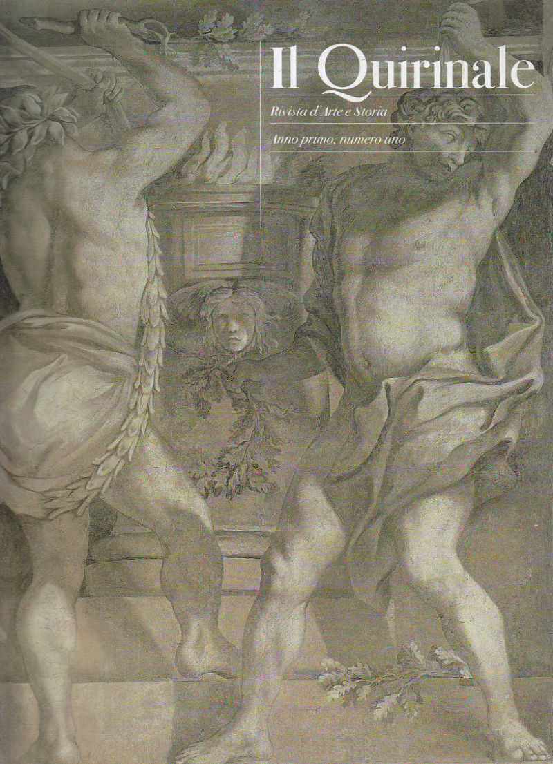 IL QUIRINALE Anno I Numero 1 RIVISTA D’ARTE E STORIA …