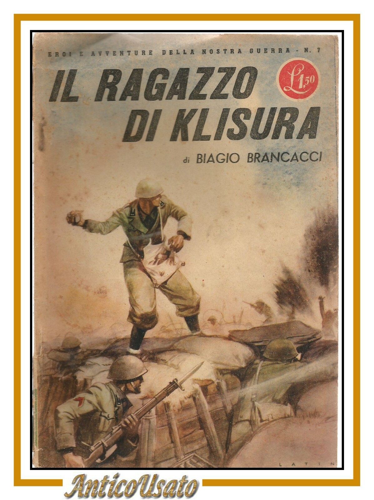 IL RAGAZZO DI KLISURA di Biagio Brancacci 1942 libro per …