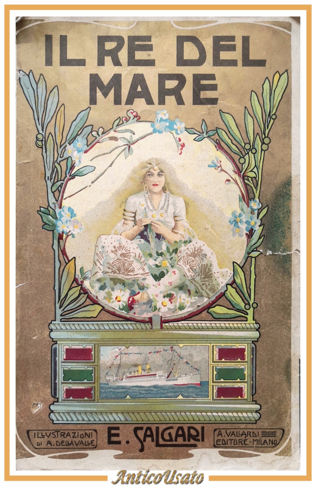 IL RE DEL MARE romanzo di Emilio Salgari 1931 Antonio …