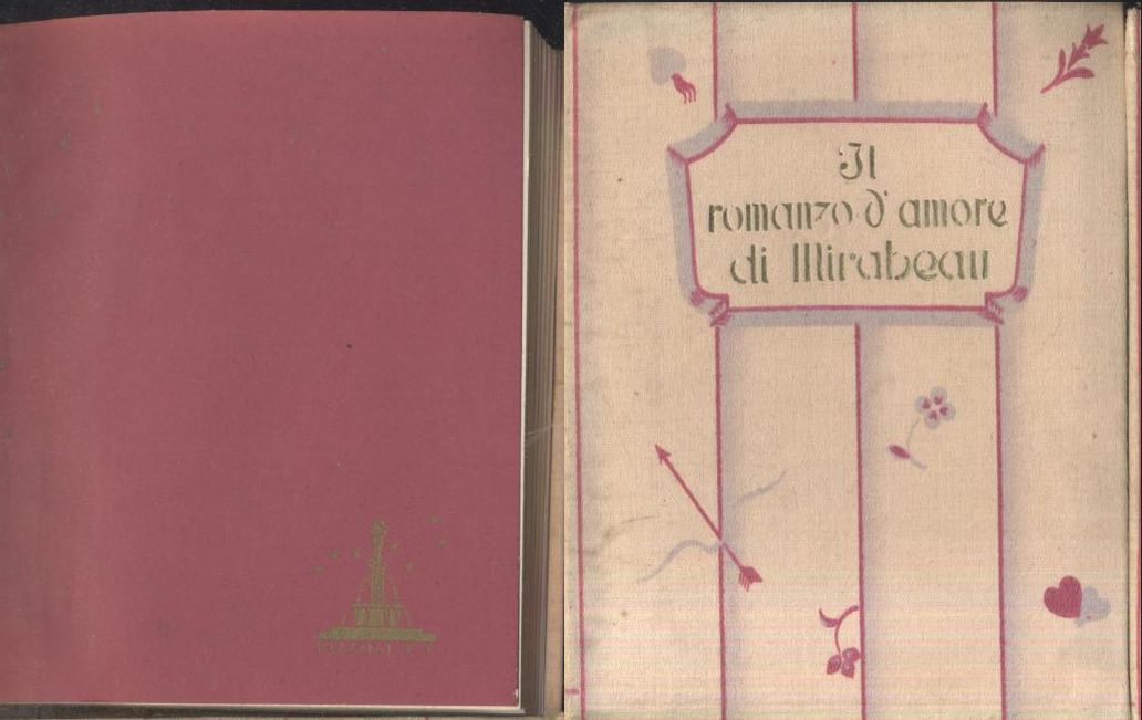 IL ROMANZO D'AMORE DI MIRABEAU E SOFIA 1936 Rizzoli libro …