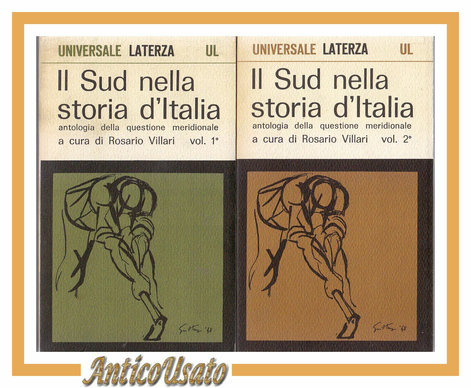 IL SUD NELLA STORIA D'ITALIA di Rosario Villari 1966 Laterza …
