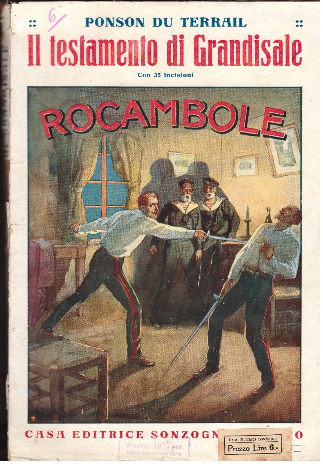IL TESTAMENTO DI GRANDISALE - ROCAMBOLE di Ponson Du Terrail …