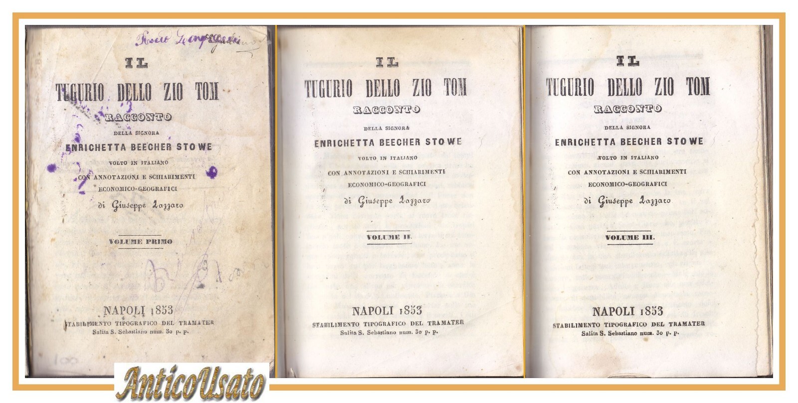 IL TUGURIO DELLO ZIO TOM di Enrichetta Beecher Stowe 3 …