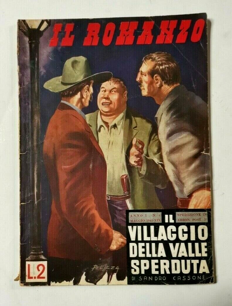 IL VILLAGGIO DELLA VALLE SPERDUTA di Sandro Cassone 1941 romanzo …