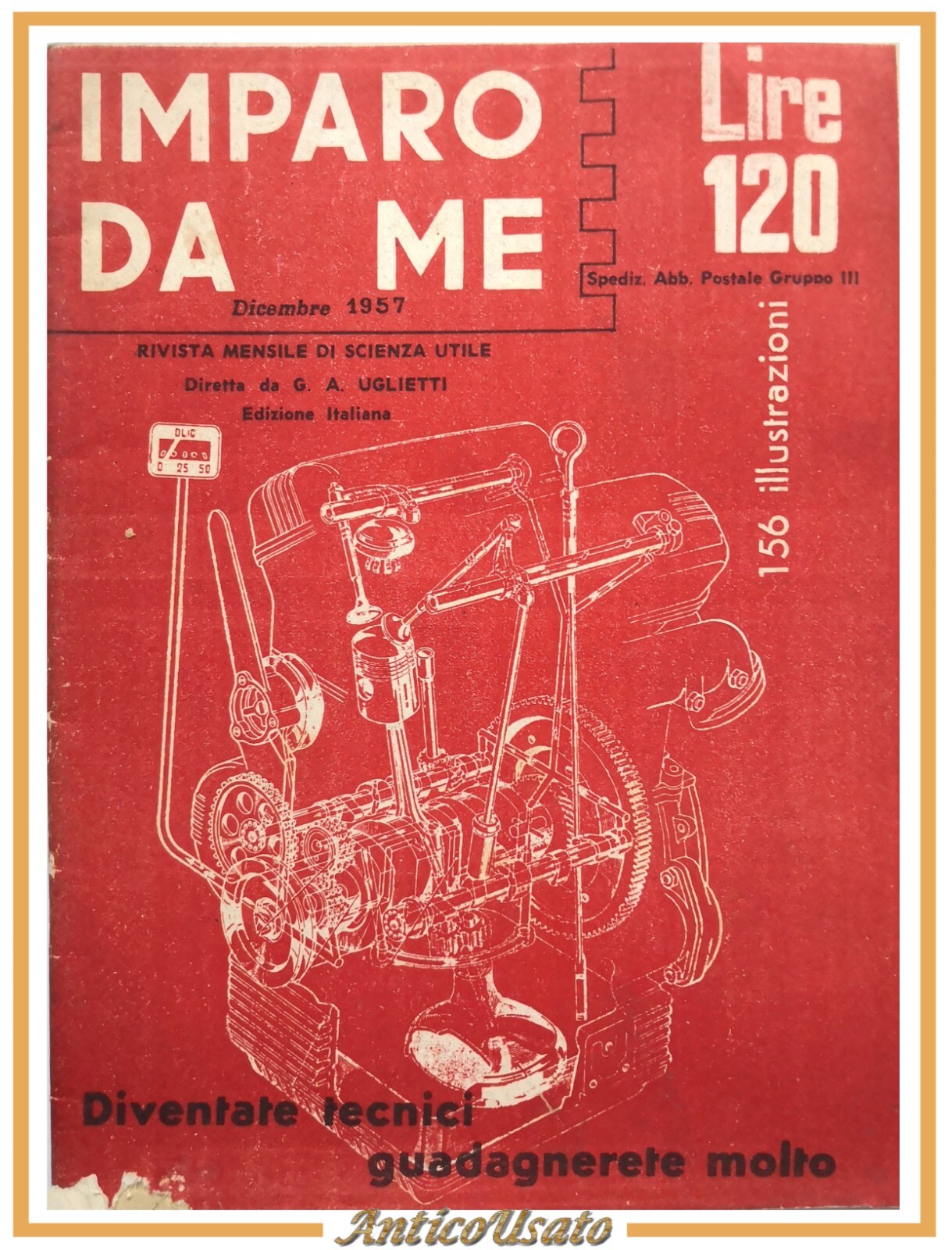 IMPARO DA ME rivista mensile di scienza utile dicembre 1957 …