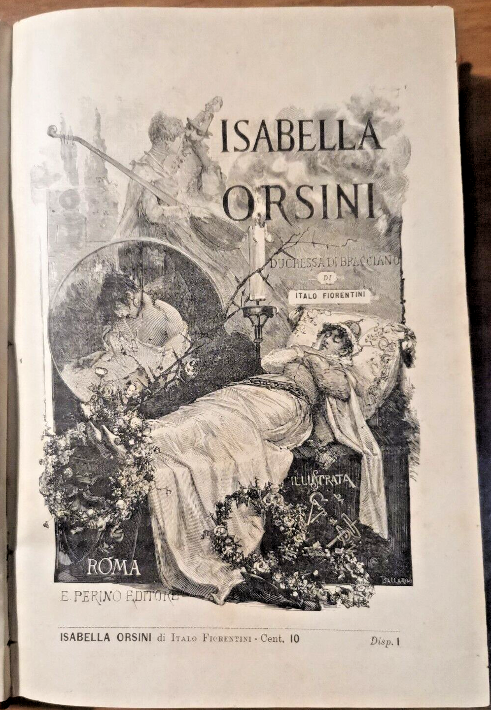ISABELLA ORSINI Duchessa di Bracciano Italo Fiorentini 1887 Perino Libro …