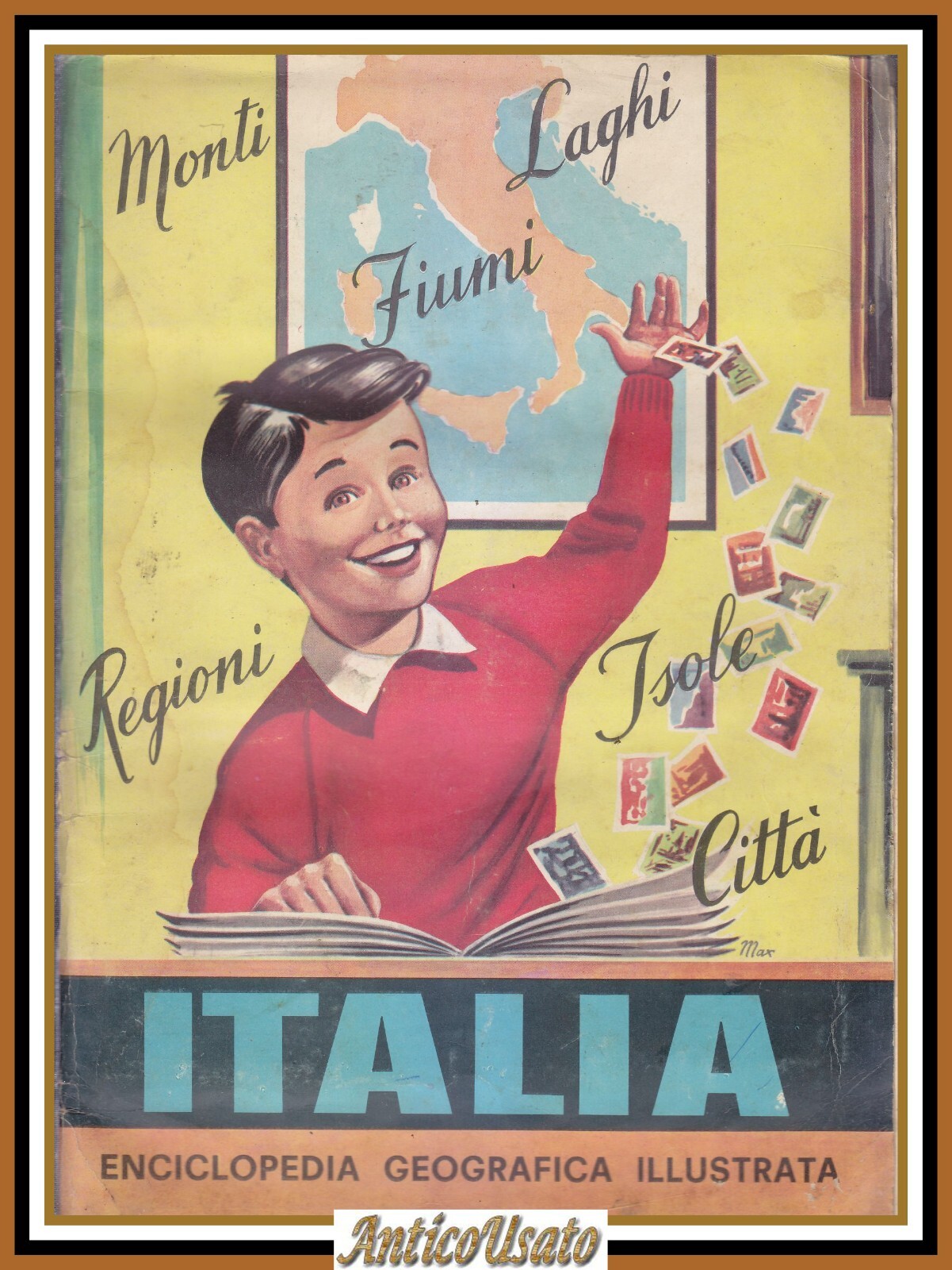 ITALIA Album Enciclopedia Geografica Illustrata con 144 figurine su 175 …
