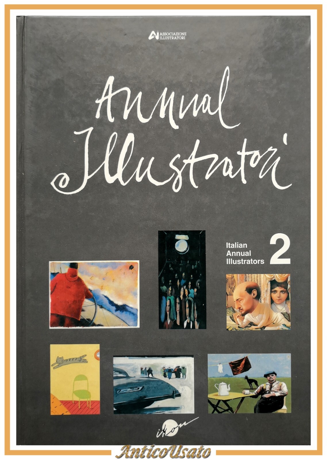 ITALIAN ANNUAL ILLUSTRATORI 2 1993 Ikon illustrators Libro