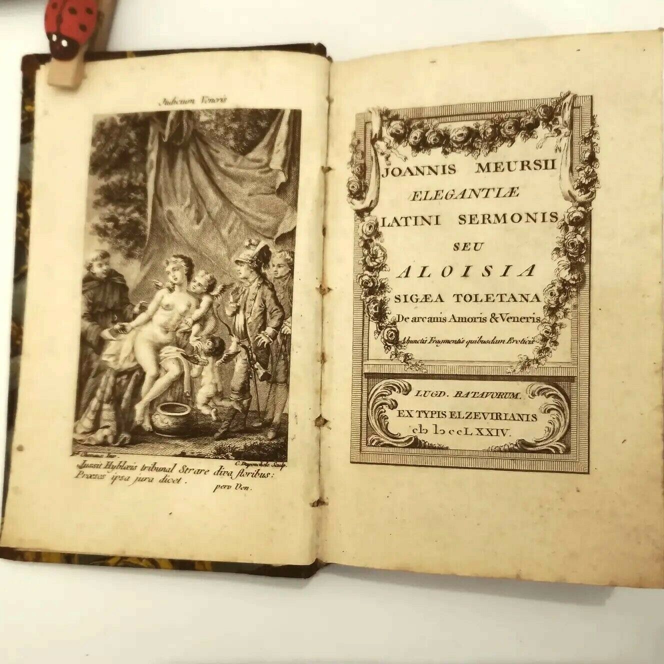 JOANNIS MEURSII ELEGANTIAE LATINIS SERMONIS ALOISIA parte II 1781 libro …