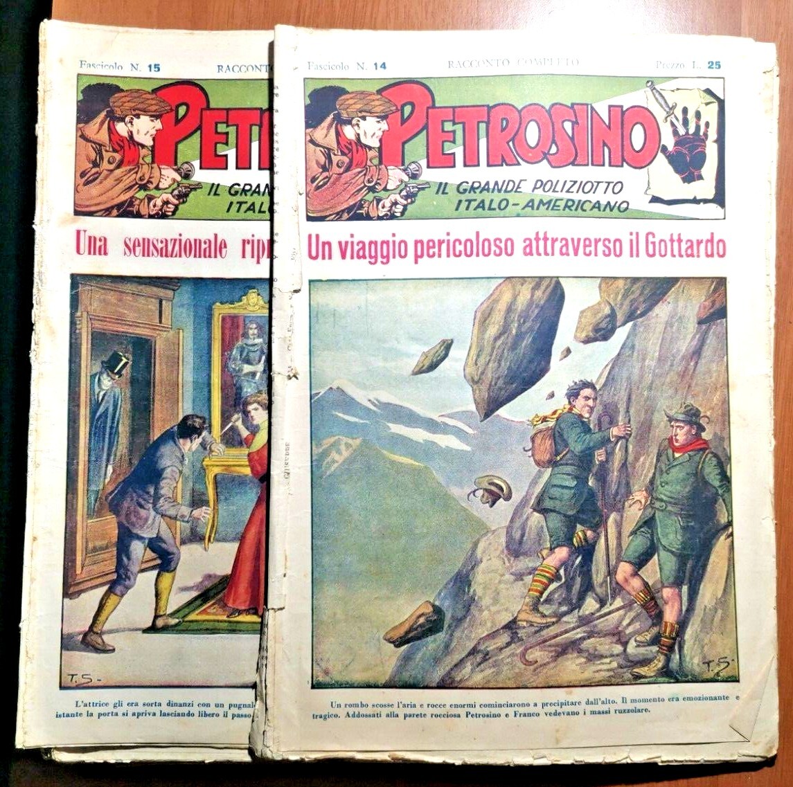JOE PETROSINO fascicoli dal 14 al 26 - 1948 Nerbini …