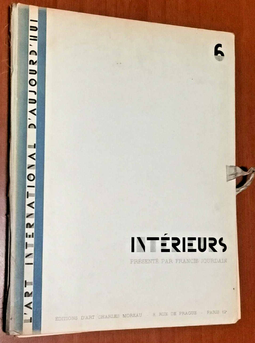 L'ART INTERNATIONAL D'AUJOURD'HUI - INTERIEURS Francis Jourdain 1928 Tavole
