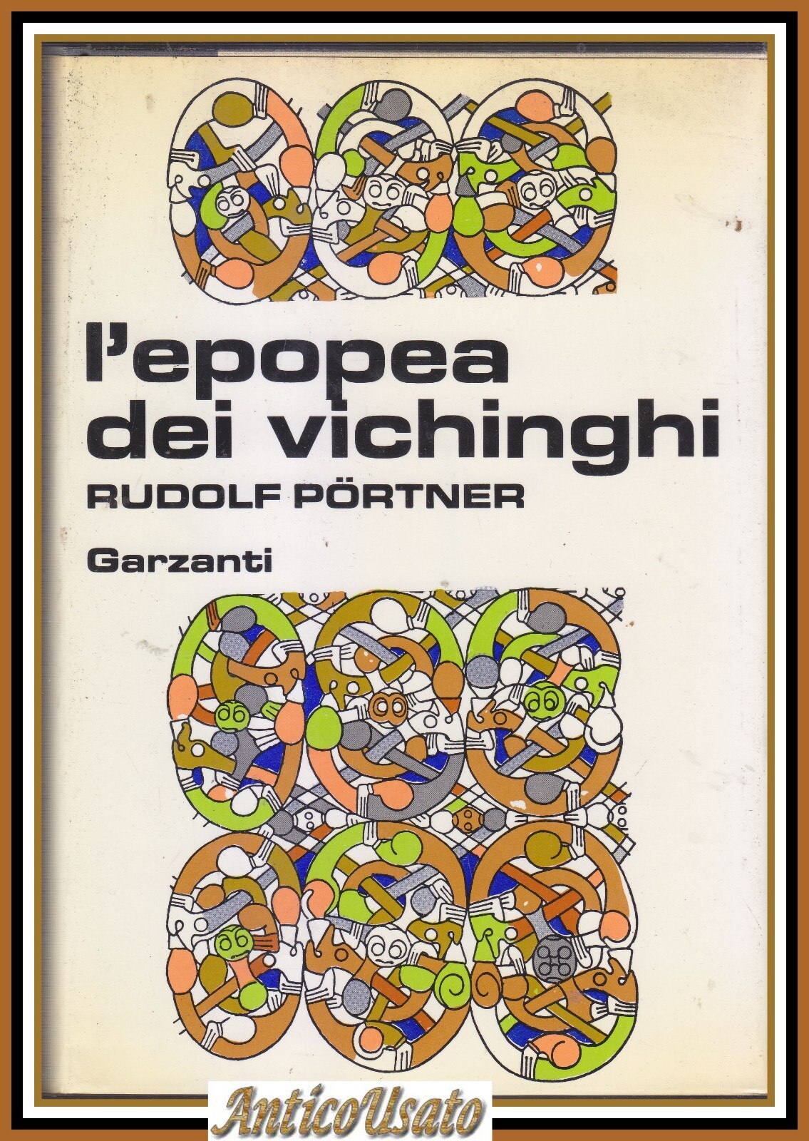 L'EPOPEA DEI VICHINGHI di Rudolf Portner 1981 Garzanti libro storia …