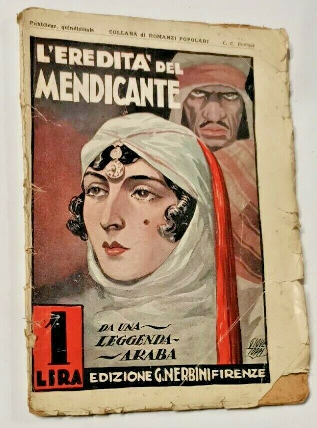 L'EREDITA' DEL MENDICANTE di Franco Bello 1930 Nerbini libro illustrato …