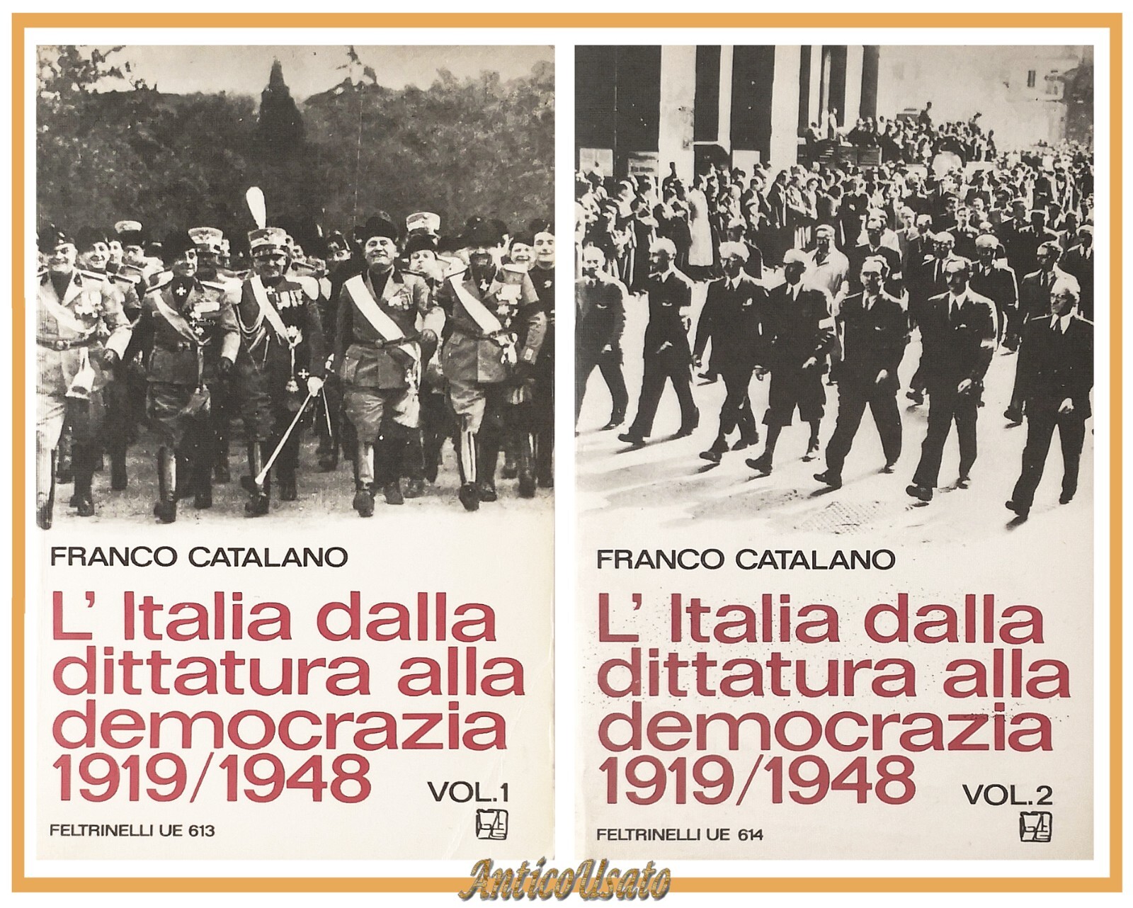 L'ITALIA DALLA DITTATURA ALLA DEMOCRAZIA 1919 1948 di F Catalano …