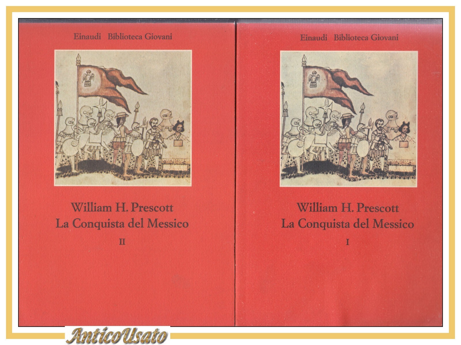 LA CONQUISTA DEL MESSICO due volumi di William H Prescott …