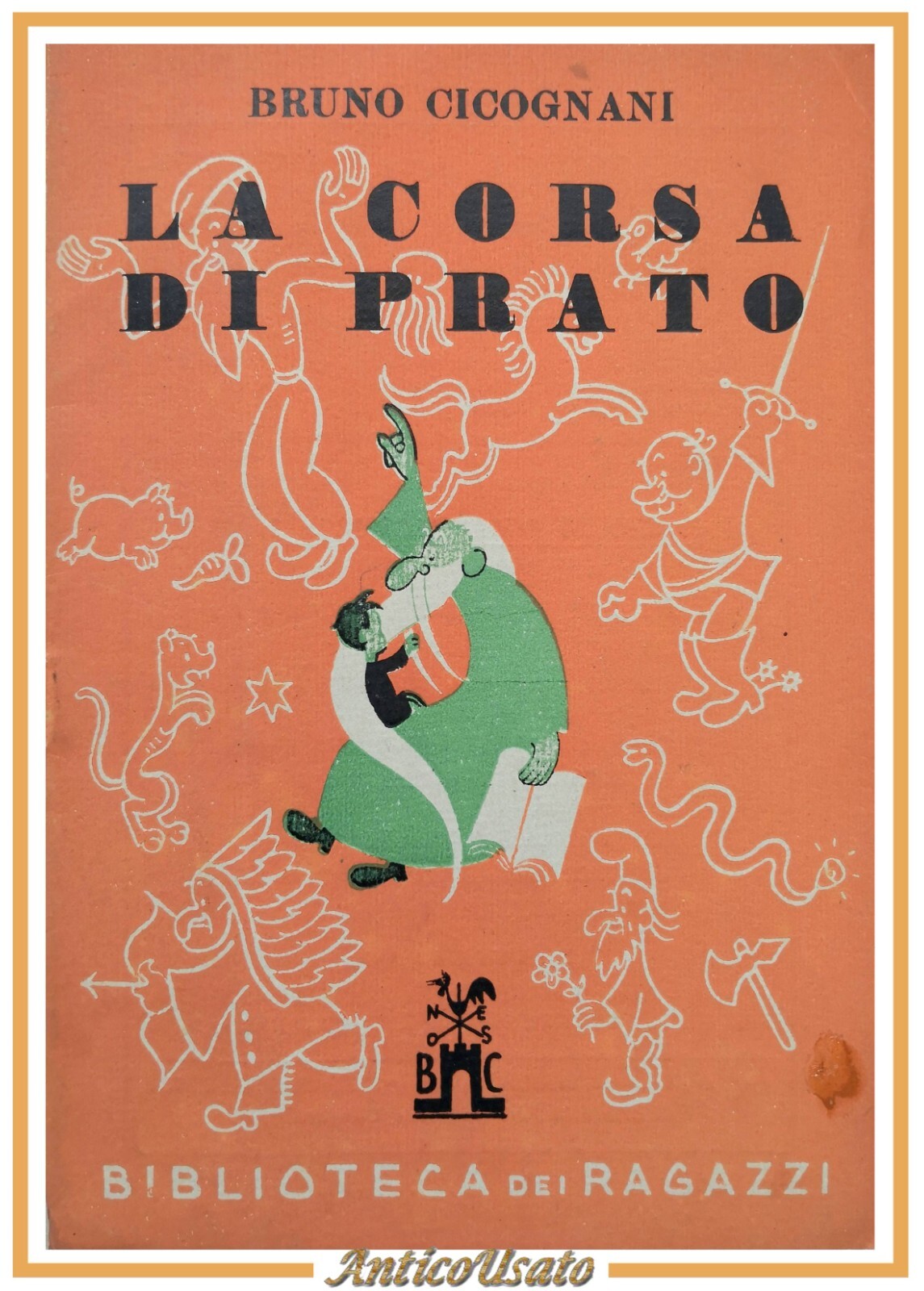 LA CORSA DI PRATO Bruno Cicognani 1945 Bernardo Cennini Libro …