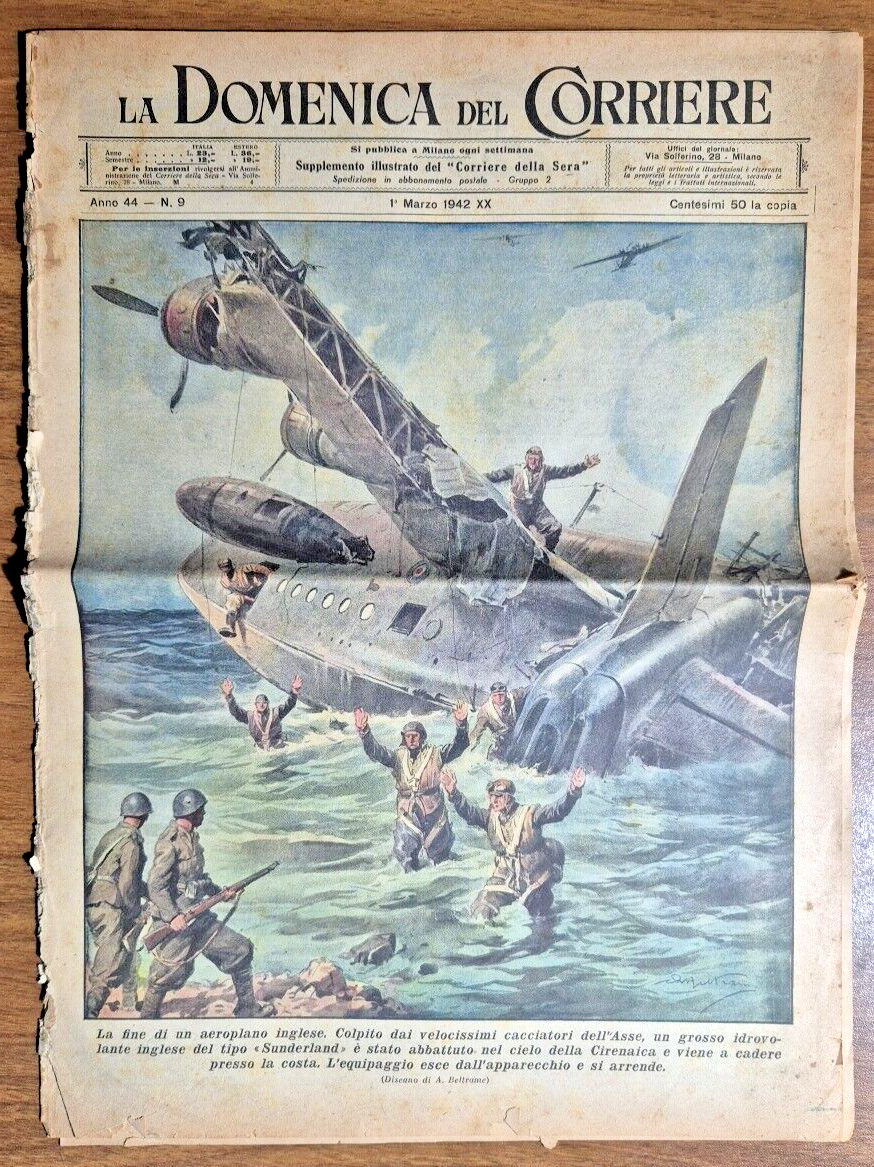 LA DOMENICA DEL CORRIERE 1 marzo 1942 nelle foreste di …
