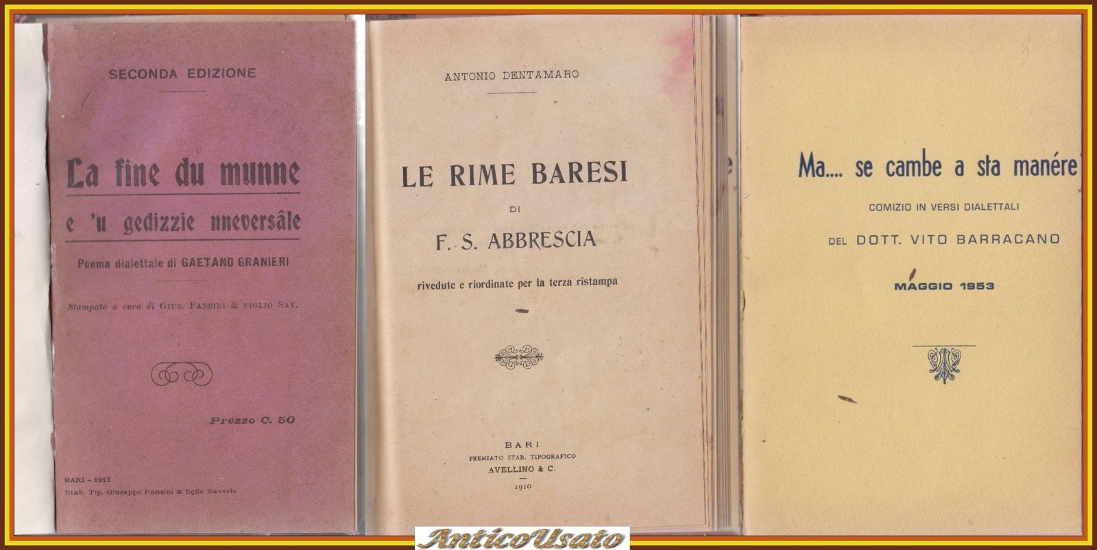 LA FINE DU MUNNE E U GEDDIZIE NNEVERSALE di Gaetano …