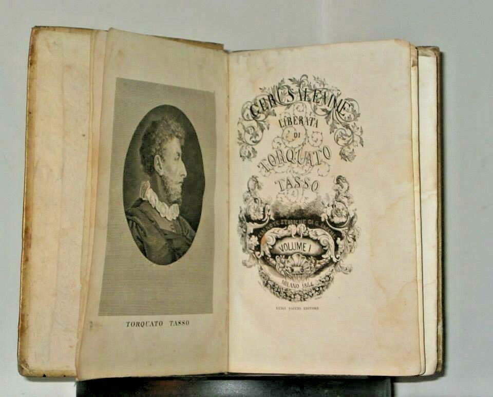 LA GERUSALEMME LIBERATA di Torquato Tasso 1844 1842 Sacchi 2 …