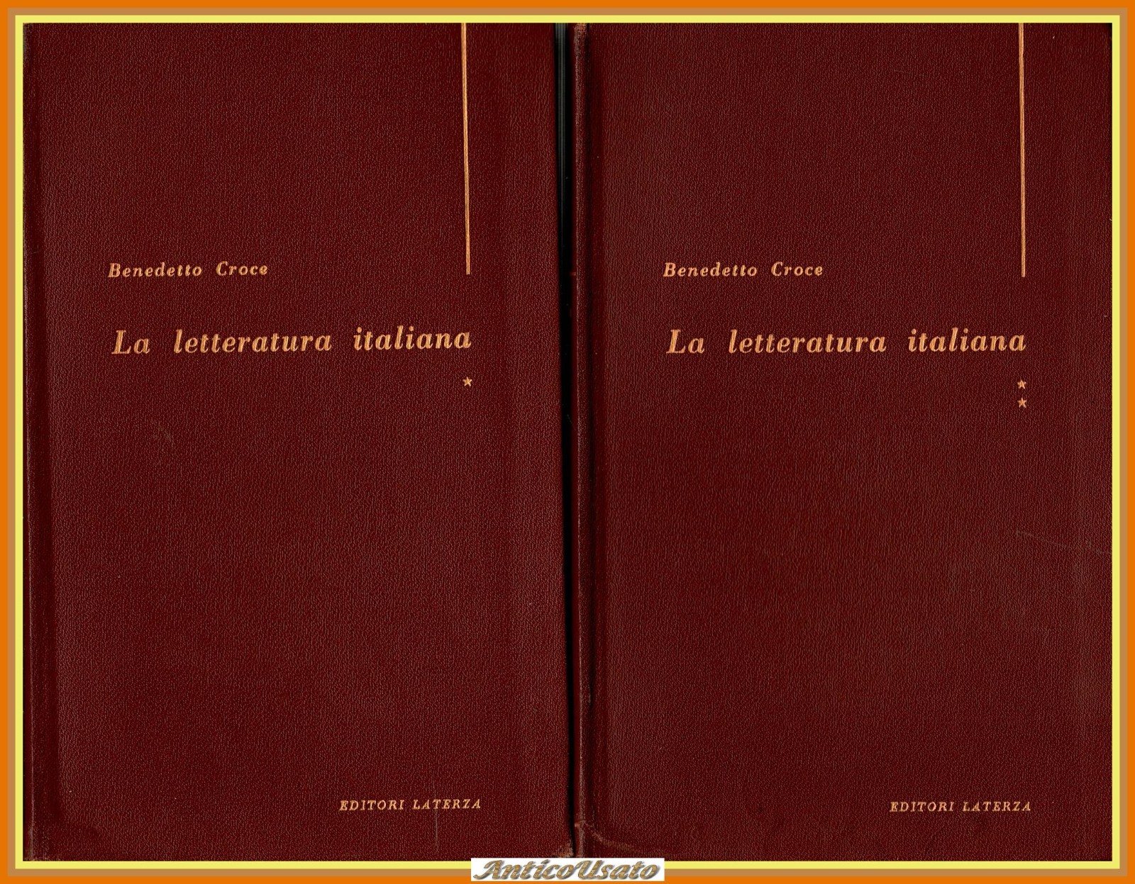 LA LETTERATURA ITALIANA di Benedetto Croce 4 volumi COMPLETO 1961 …