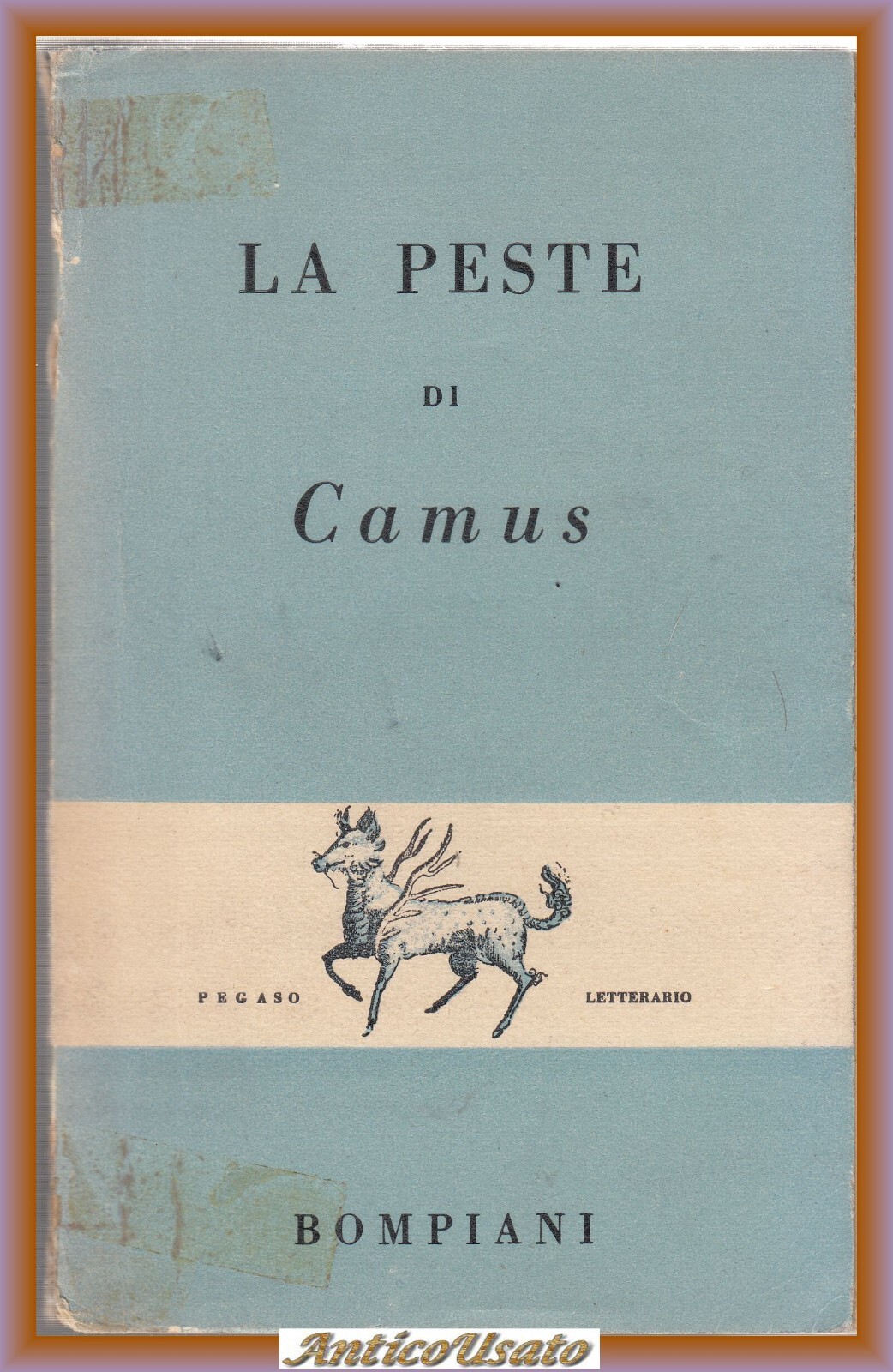 LA PESTE di Albert Camus 1948 I edizione Bompiani libro …