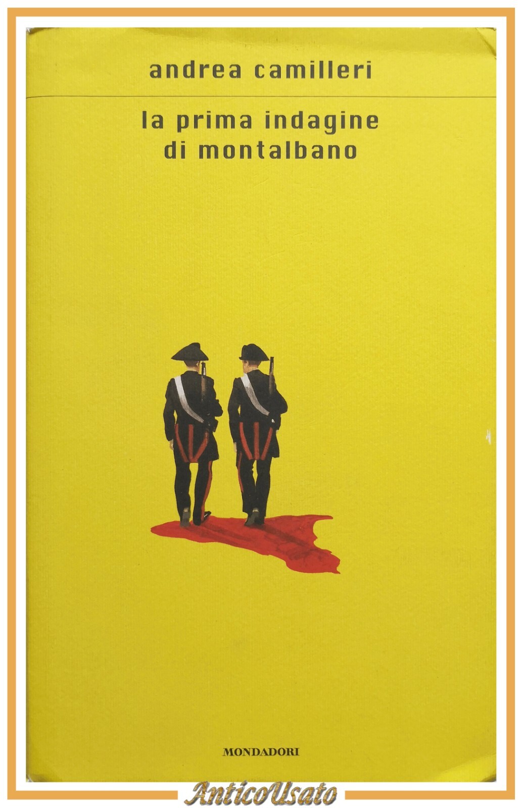 LA PRIMA INDAGINE DI MONTALBANO Andrea Camilleri 2004 Mondadori Libro …